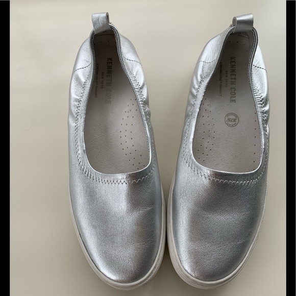 Kenneth Cole Kam Metallic Ballet Sneaker - Picture 1 of 6